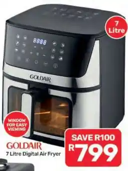 Pick n Pay Hypermarket Goldair 7 Litre Digital Air Fryer offer