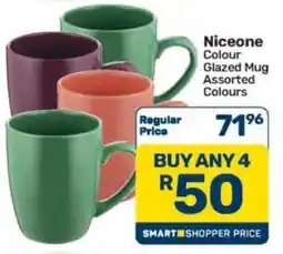 Pick n Pay Hypermarket Niceone Colour Glazed Mug Assorted Colours offer