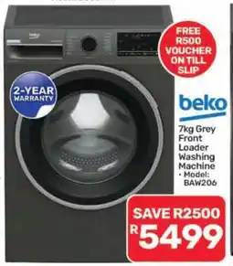 Pick n Pay Hypermarket Beko 7kg Grey Front Loader Washing Machine offer