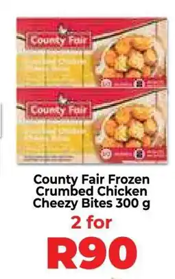 Food Lover's Market County Fair Frozen Crumbed Chicken Cheezy Bites 300 g offer