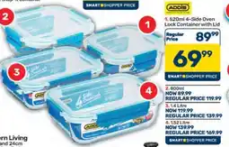 Pick n Pay Hypermarket 520ml 4-Side Oven Lock Container with Lid offer