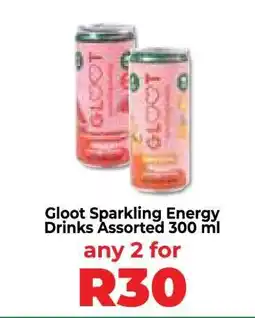 Food Lover's Market Gloot Sparkling Energy Drinks Assorted 300 ml offer