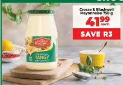 Food Lover's Market Crosse & Blackwell Mayonnaise 750 g offer