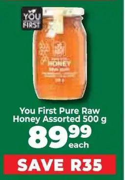 Food Lover's Market You First Pure Raw Honey Assorted 500 g offer