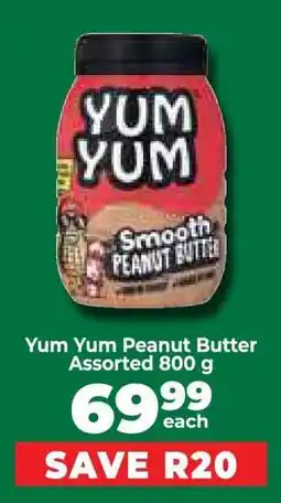 Food Lover's Market Yum Yum Peanut Butter Assorted 800 g offer