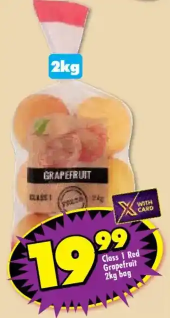 Class 1 Red Grapefruit