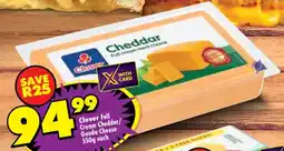 Shoprite Clover Full Cream Cheddar/ Gouda Cheese offer