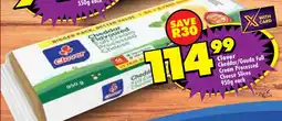Shoprite Clover Cheddar/ Gouda Full Cream Processed Cheese Slices offer