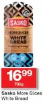 Checkers Sasko More Slices White Bread offer