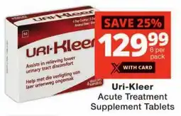 Checkers Uri-Kleer Acute Treatment Supplement Tablets offer