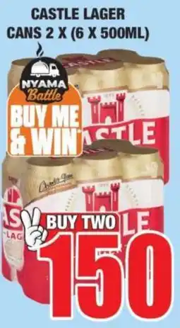 Boxer Castle lager cans offer