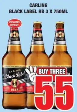Boxer Carling black label rb offer