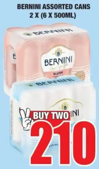 Boxer Bernini assorted cans offer