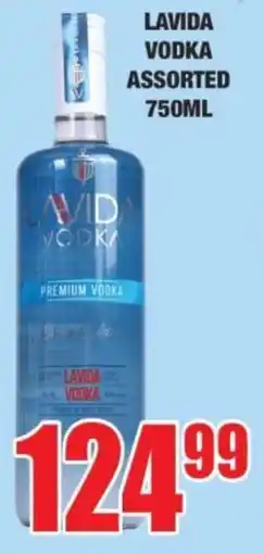 Boxer Lavida vodka assorted offer
