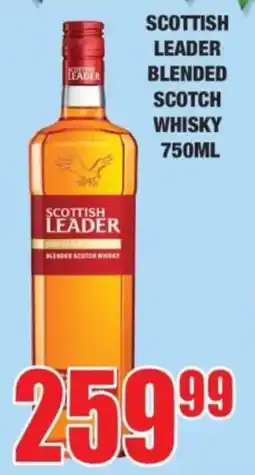 Boxer Scottish leader blended scotch whisky offer