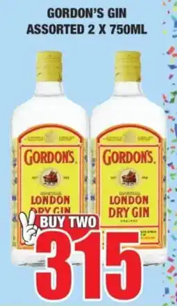 Boxer Gordon's gin assorted offer