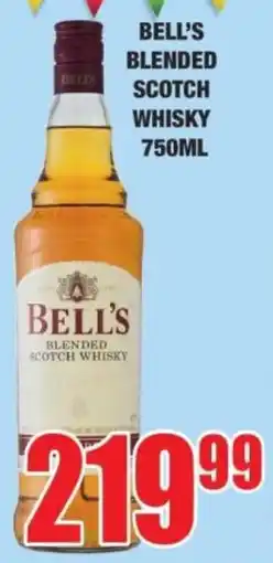 Boxer Bell's blended scotch whisky offer