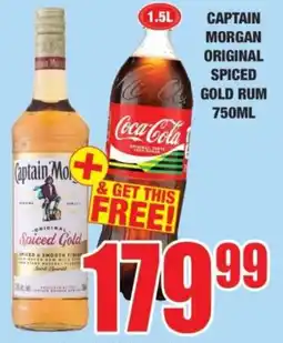 Boxer Captain Morgan Spiced Gold Rum offer