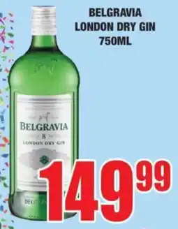 Boxer Belgravia london dry gin offer