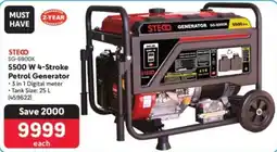 Makro Steco 5500 W 4-Stroke Petrol Generator offer