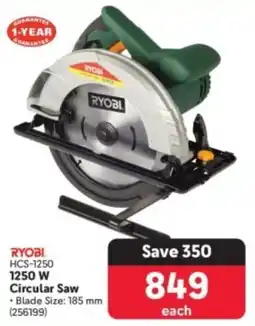Makro Ryobi 1250w Circular Saw offer