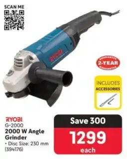 Makro Ryobi 2000 W Angle Grinder offer