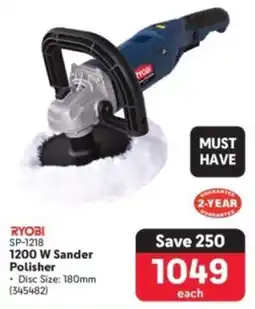 Makro Ryobi 1200W Sander Polisher offer
