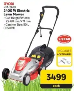 Makro Ryobi 2400W Electric Lawn Mower offer