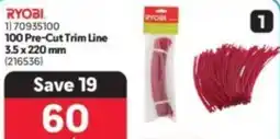 Makro Ryobi 100 Pre-Cut Trim Line offer