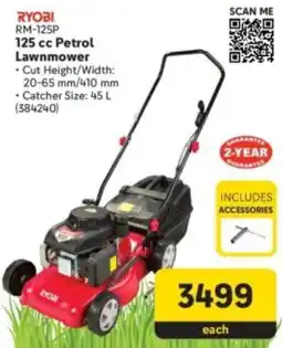 Makro Ryobi 125 cc Petrol Lawnmower offer