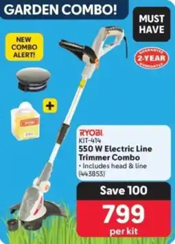 Makro Ryobi 550 W Electric Line Trimmer Combo offer