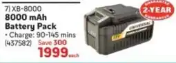 Makro Ryobi 8000 mAh Battery Pack offer