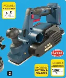 Makro Ryobi 18 V Li-ion Brushless Planer offer