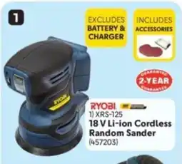 Makro Ryobi 18 V Li-ion Cordless Random Sander offer