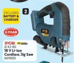 Makro Ryobi 18 V Li-ion Cordless Jig Saw offer