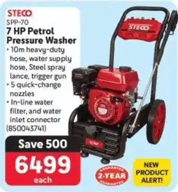 Makro Steco 7 HP Petrol Pressure Washer offer