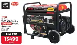 Makro Steco 7500 W 4-Stroke Auto-Start Petrol Generator offer