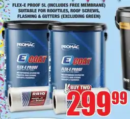 Boxer Flex-e proof suitable for rooftiles, roof screws, flashing & gutters offer