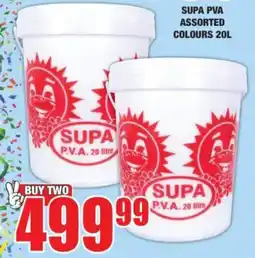 Boxer Supa pva assorted colours offer