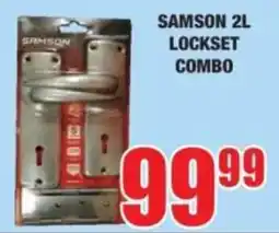 Boxer Samson 2l lockset combo offer