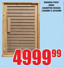 Boxer Wooden pivot door assorted design offer