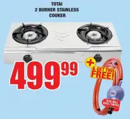 Boxer Totai 2 burner stainless cooker offer