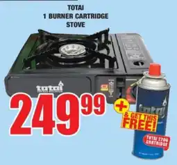 Boxer Τοtai 1 burner cartridge stove offer