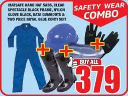Boxer Safety Wear Combo offer