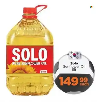 Check Star Solo Sunflower Oil offer
