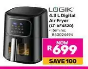 Game Logik 4.3L Digital Air Fryer LT-AF452D 850024494 offer