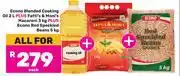 Game Econo Blended Cooking Oil 2L+Fatti's & Moni's Macaroni 3Kg+Econo Red Speckled Beans 5Kg-For All offer