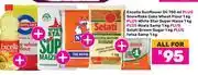 Game Excella Sunflower Oil 750ml+Snowflake Cake Wheat Flour 1Kg+White Star Super Maize 1Kg-For All offer
