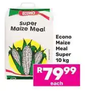 Game Econo Maize Meal Super-10Kg offer