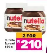 Game Nutella Spread-For 2 x 350g offer